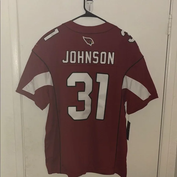 Nike Arizona Cardinals #31 Red and White Men's Jersey - Picture 6 of 9